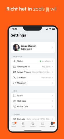 Xelion iPhone screenshot 6