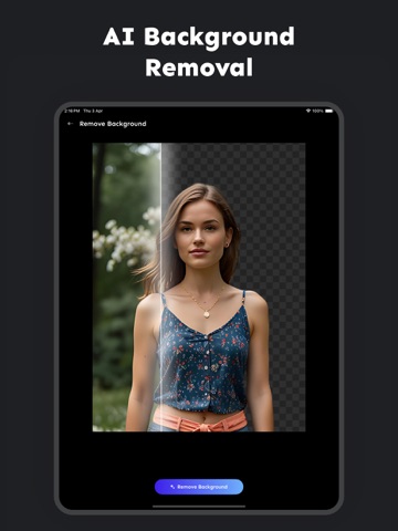 AI Picture Editor - PicDoro iPad screenshot
