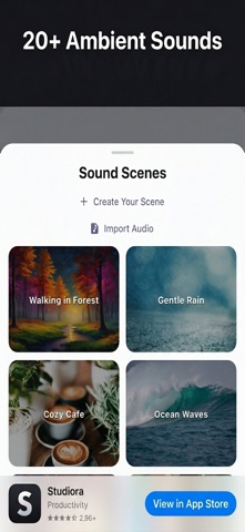 Studiora: Focus Timer & Sound screenshot