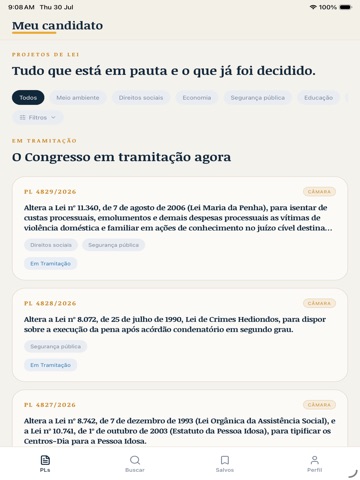 Meu Candidato - Aletheia iPad screenshot 7