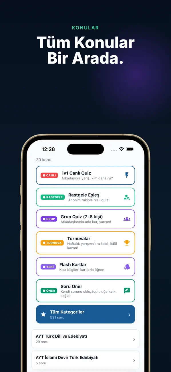 Screenshot #2 pour YKS TYT AYT Türkçe Edebiyat