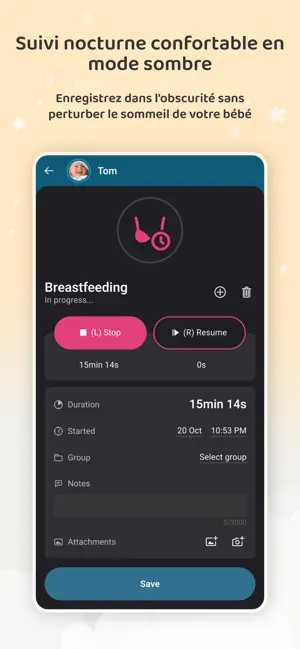 Baby Daybook - Suivi de Bébé iPhone screenshot 5