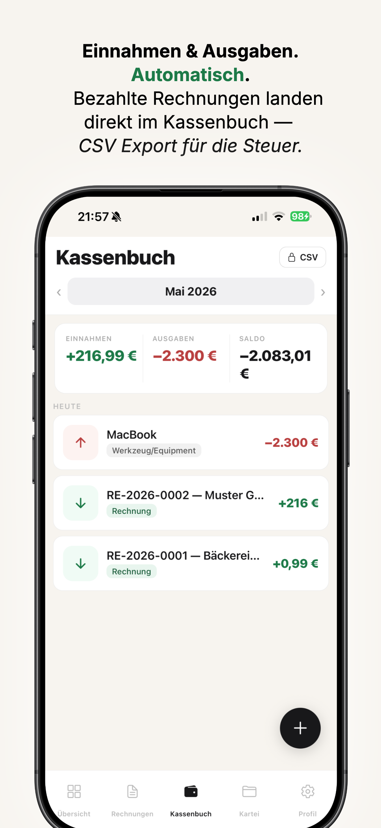 Quitt - Rechnungen & Finanzen