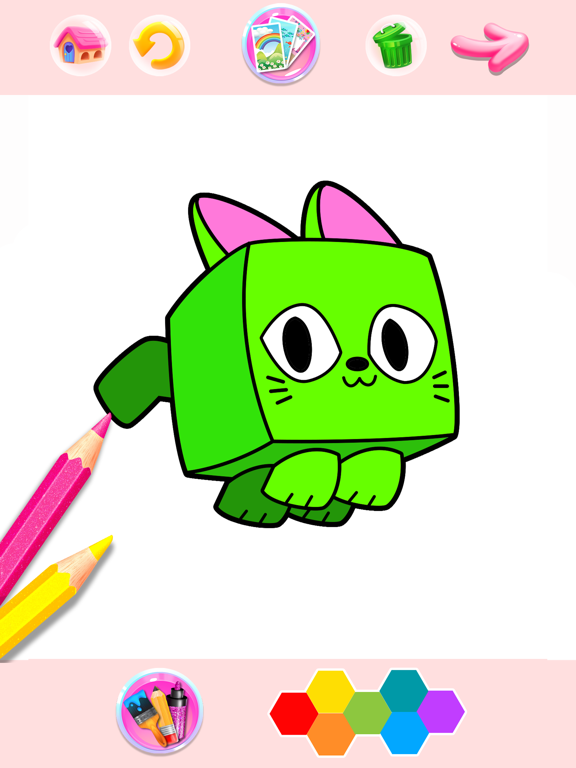Screenshot #5 pour Rainbow Glitter Coloring Book