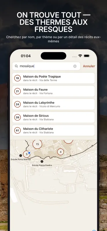 Tessera : audioguide Pompéi screenshot 6 of 10