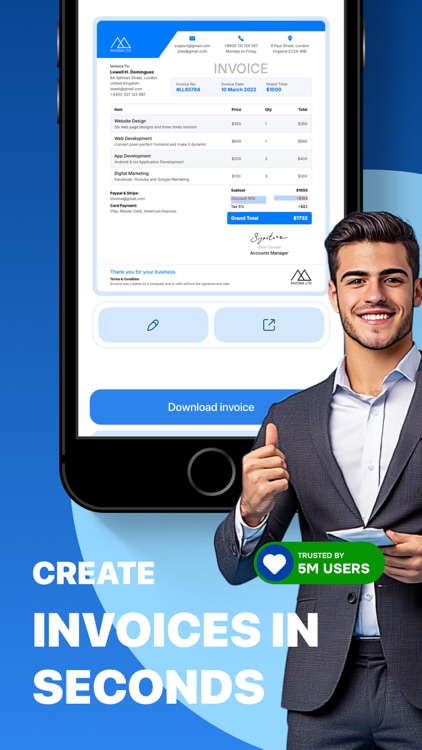 Invoice Maker:Business Receipt
