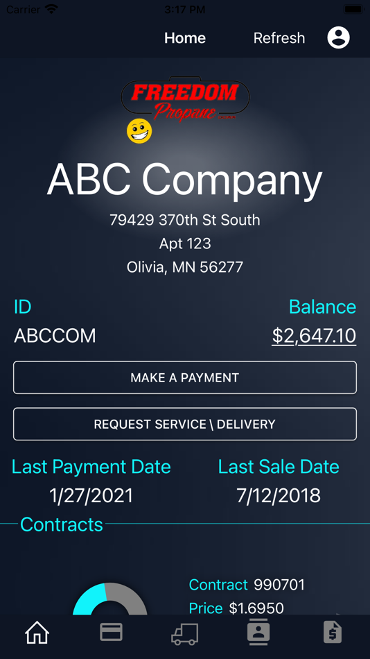 #1. Freedom Propane Corp. (iOS) 由: Rural Computer Consultants, Inc.
