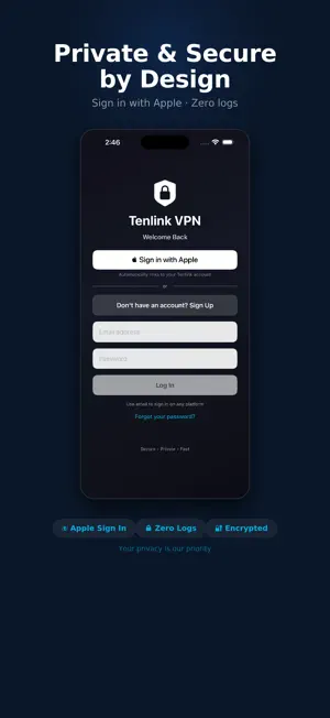 Tenlink VPN screenshot 2