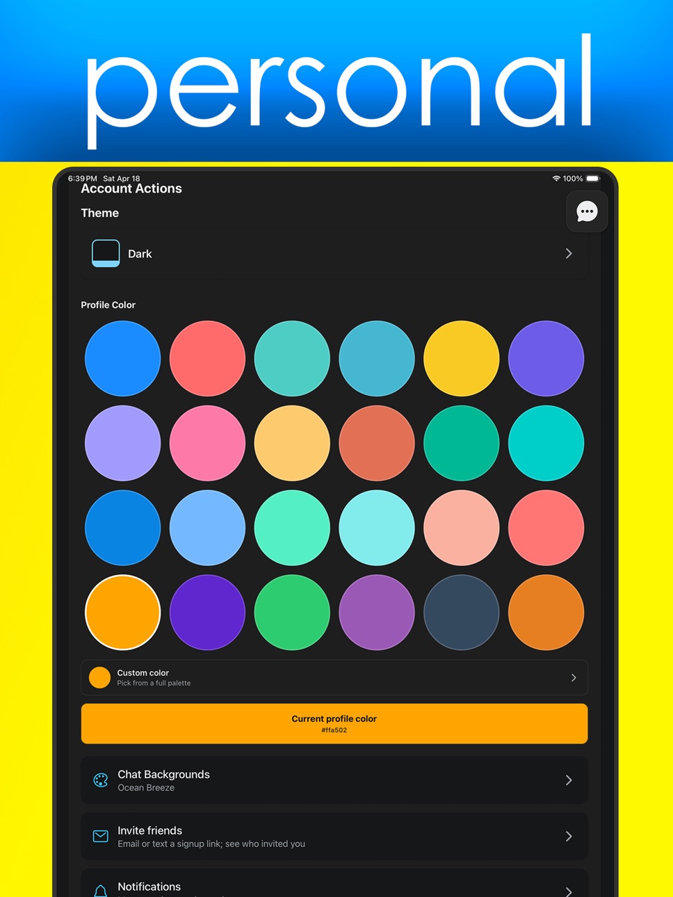 iPad screenshot