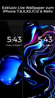 black lite - live wallpaper iphone bildschirmfoto 1