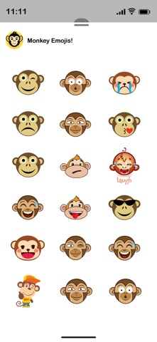 Monkey Emojis! Screenshot 4 of 4