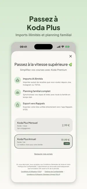 Koda - liste de courses screenshot 4