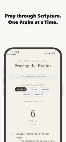 Psalm Daily Screenshot 1 of 2