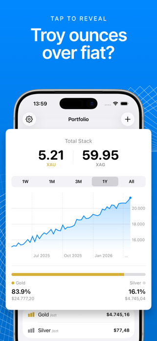 Stacker: Gold & Silver Tracker Screenshot 8 of 10