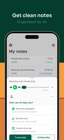 Transcribe Audio to Text Notes Screenshot 3 of 7