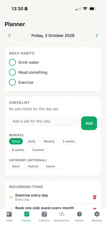 Tend Daily screenshot 2 of 3