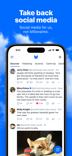 Bluesky Social Screenshot