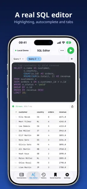 Master SQL - Database Manager screenshot 2