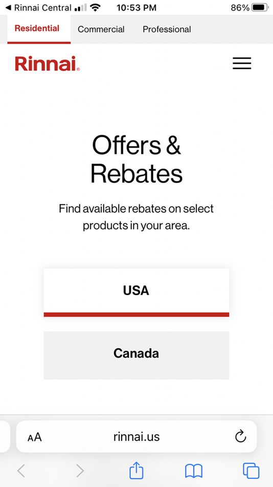 #8. Rinnai Central (iOS) 由: Rinnai America Corp