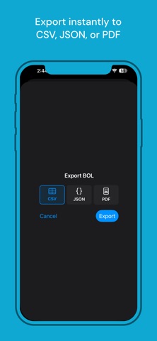 BolScan screenshot