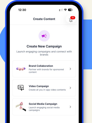 Space App: Social E-Commerce iPad screenshot