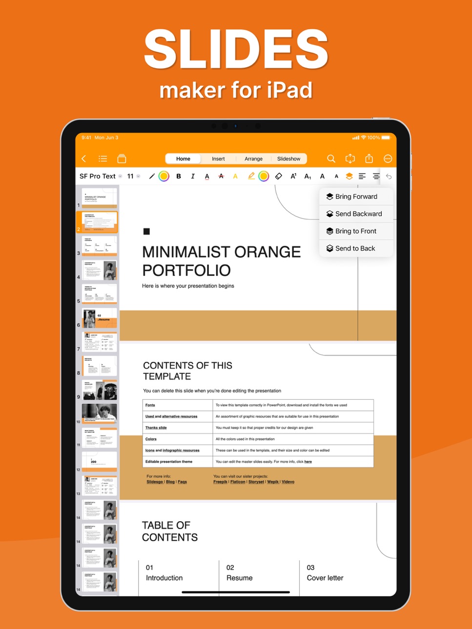 iPad screenshot