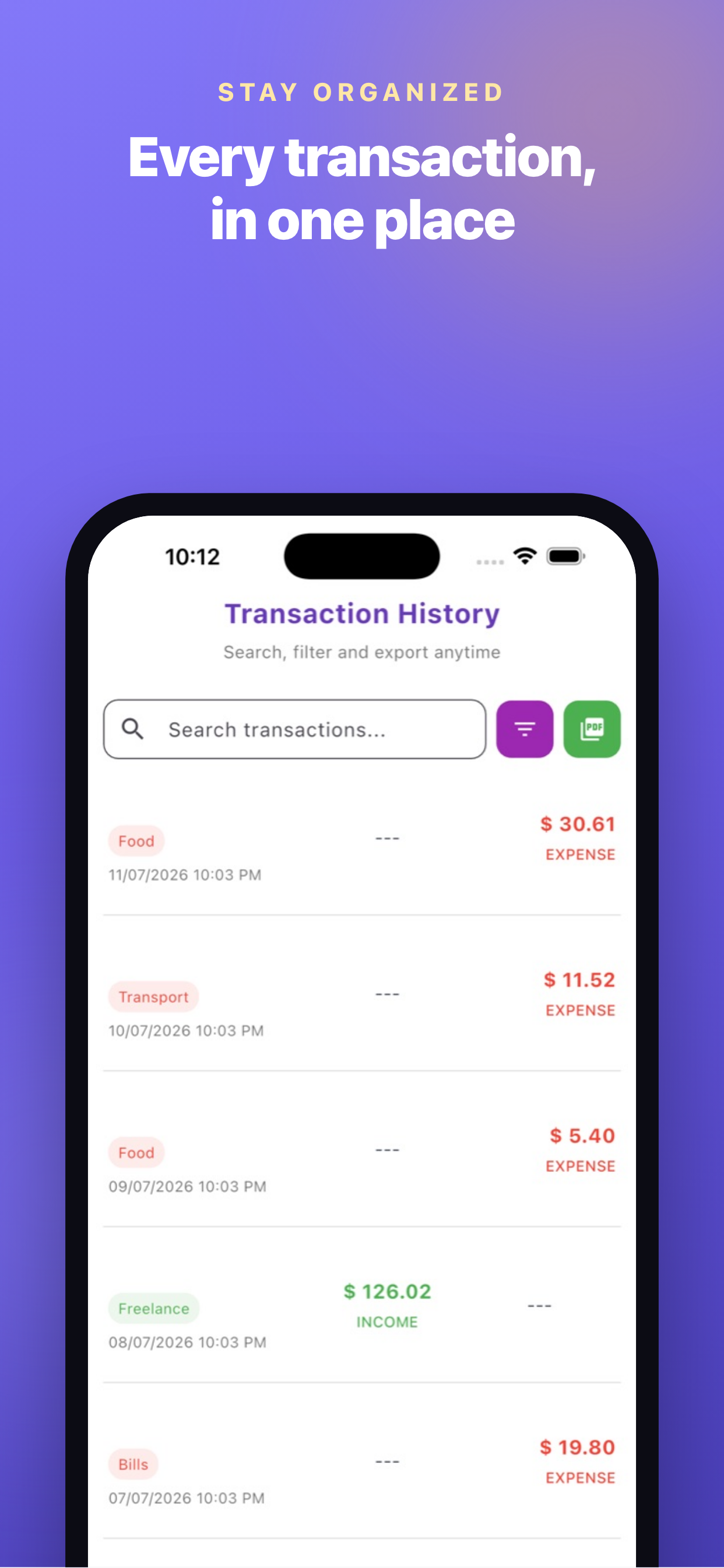 CashBook – Budget Tracker screenshot 2