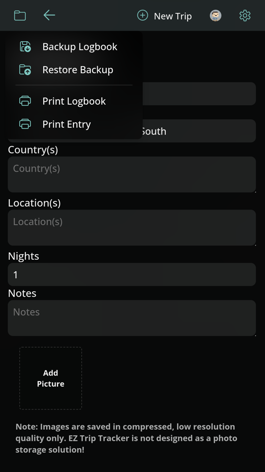 #1. EZ Trip Tracker (iOS) Podle: Brandon Stecklein