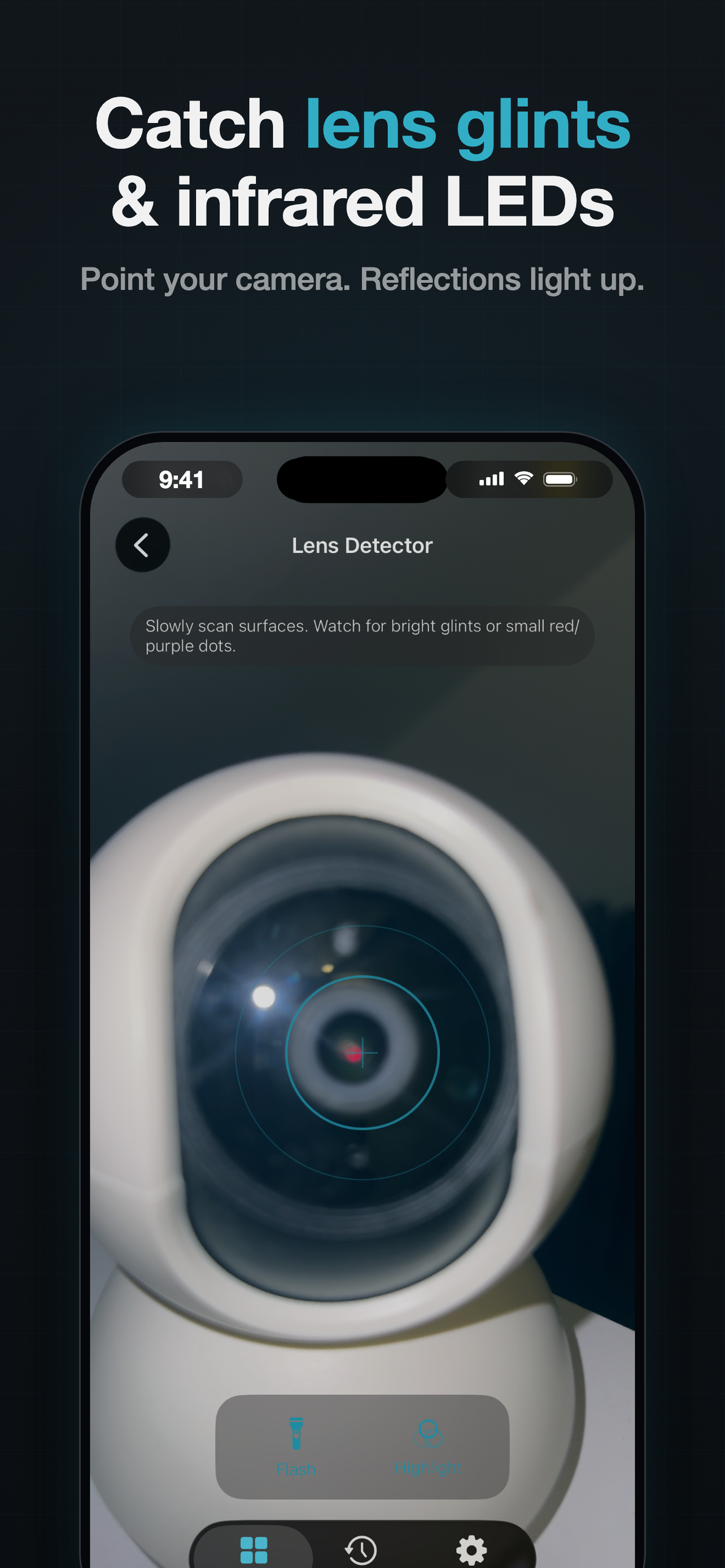 Faraday Hidden Camera Detector screenshot 5