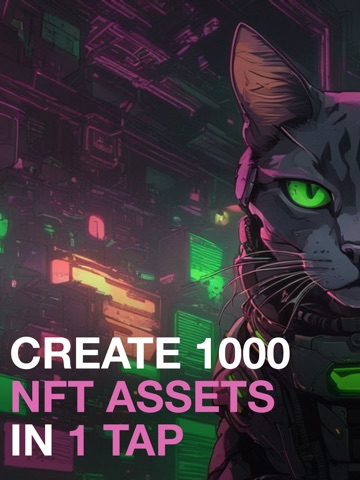 NFT Asset Art Maker: OpenNFT iPad screenshot