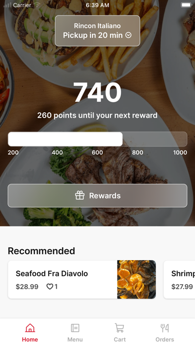 Rincon Italiano iPhone screenshot 1 - Food & Drink app