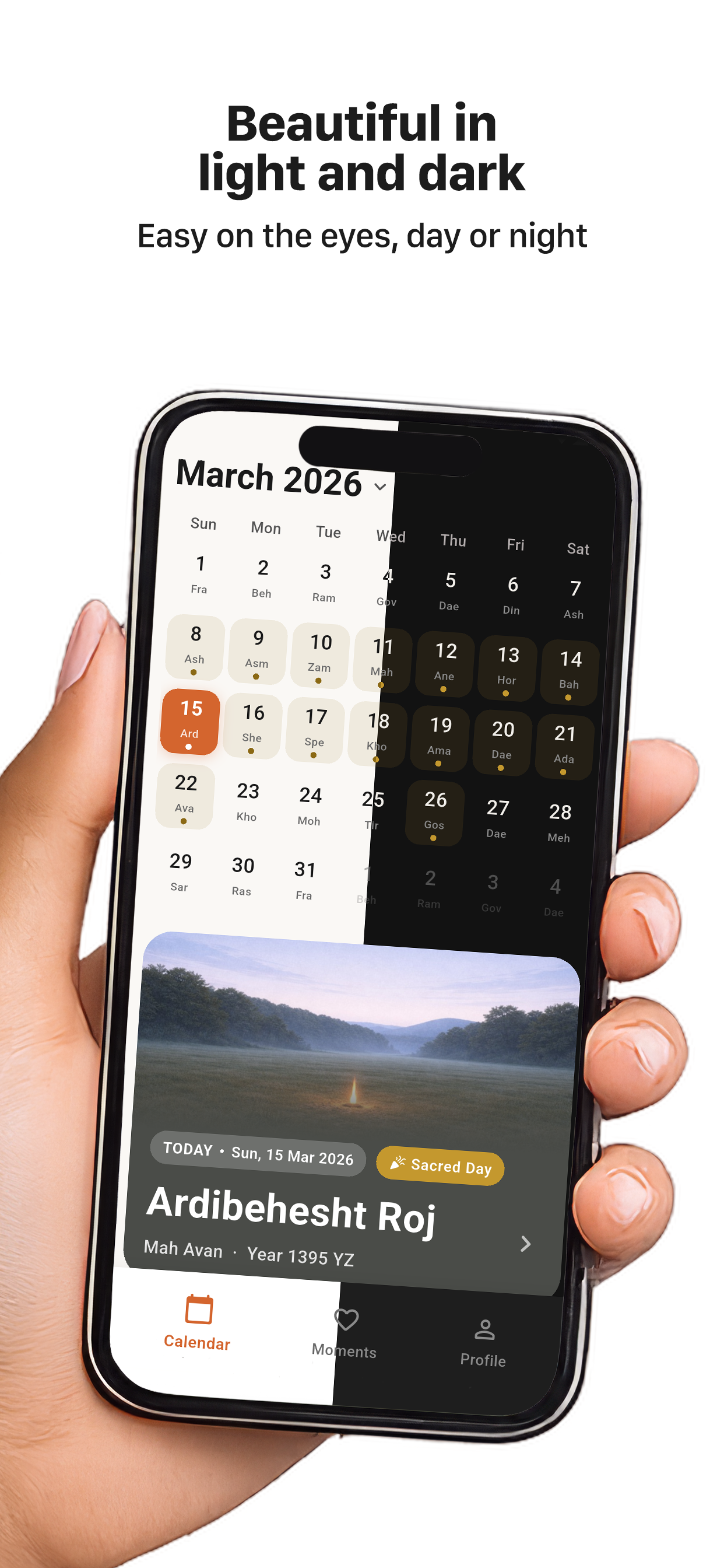 Zo: Zoroastrian Calendar