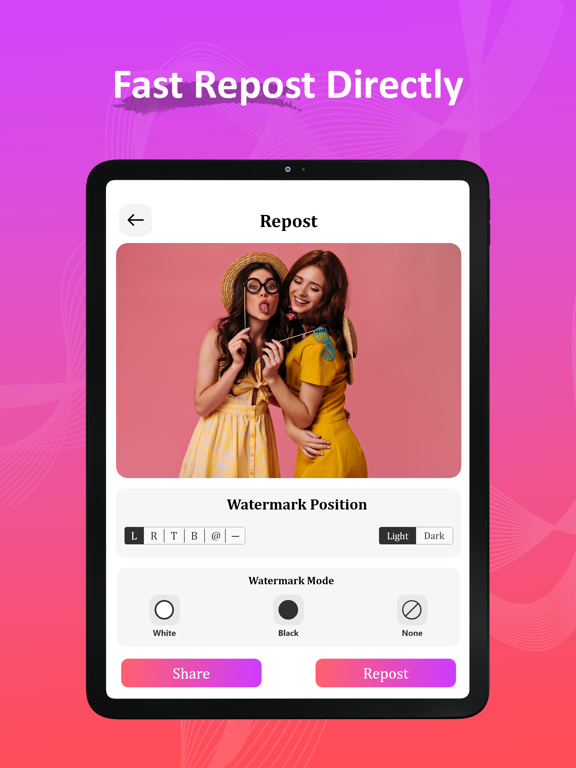 InstSaver iPad screenshot 2 - Photo & Video app