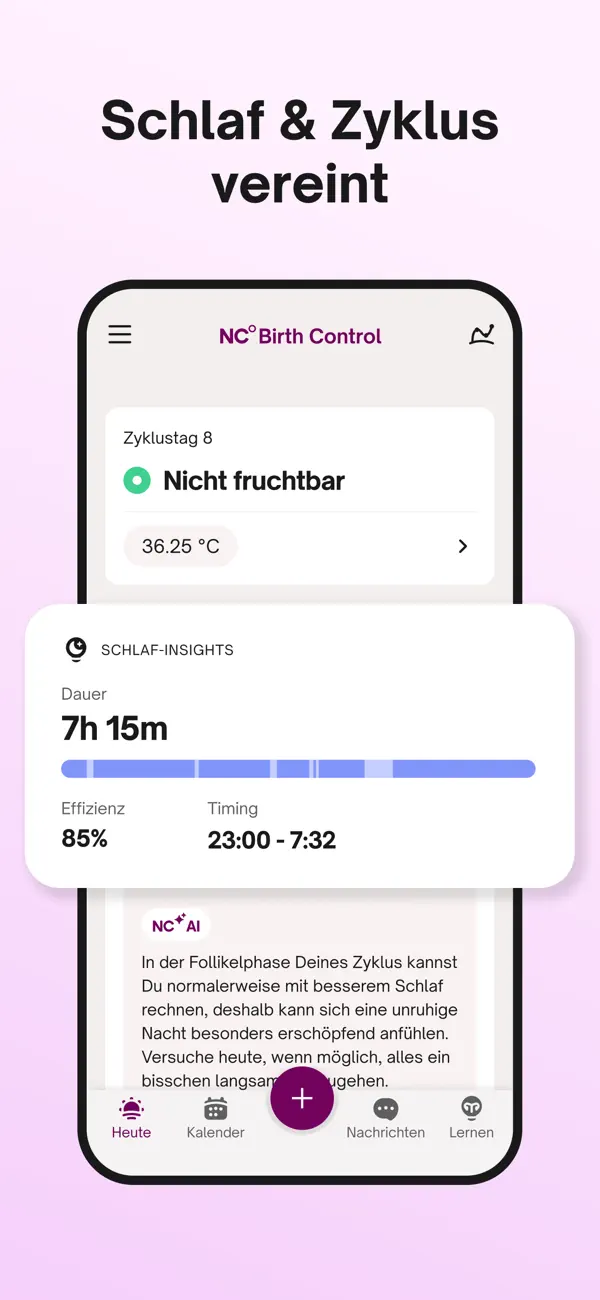 Natural Cycles: Birth Control iPhone App Screenshot 5 – Gesundheit & Fitness