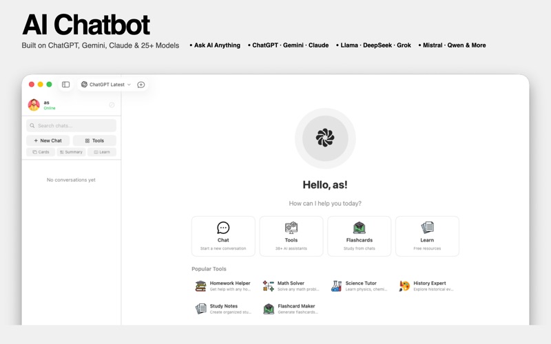 Chattr AI : Study Companion iPhone screenshot