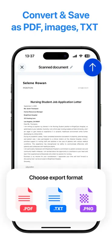 PDF Scanner - Scan & Convert screenshot 6 of 6