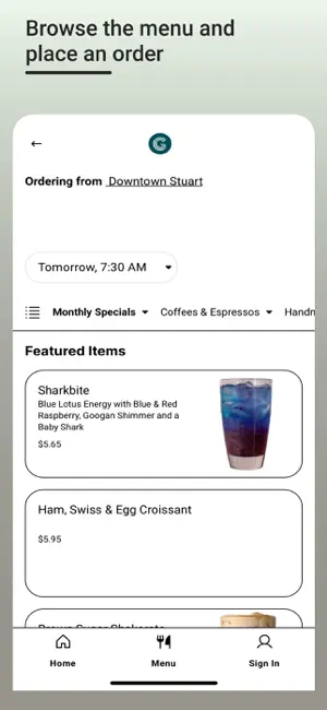 Googan Coffee App screenshot 2