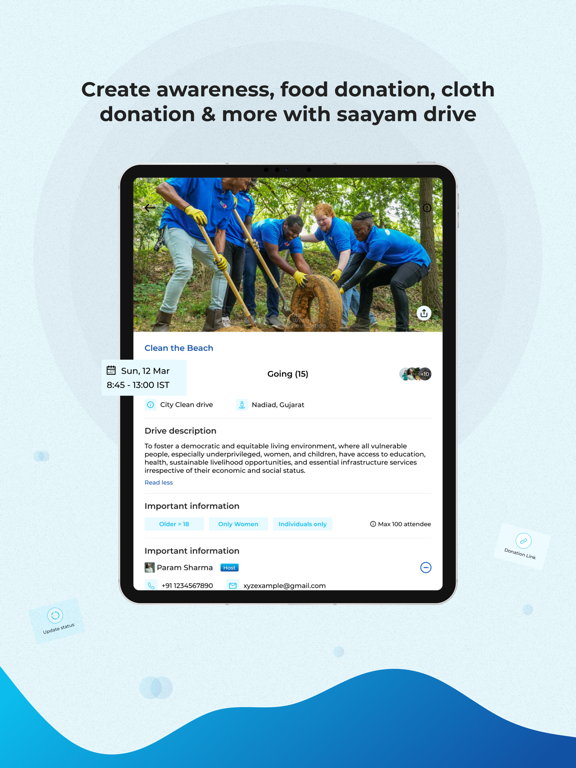 Saayam iPad screenshot 5 - Social Networking app