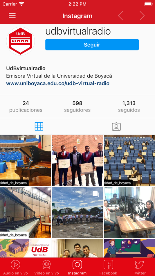#2. UdeB Virtual Radio (iOS) 由: Teveo Colombia