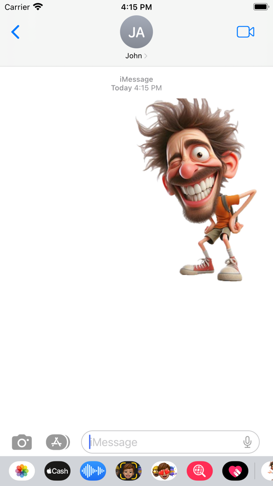 #4. Man Wink Stickers (iOS) Podle: Paul Scott