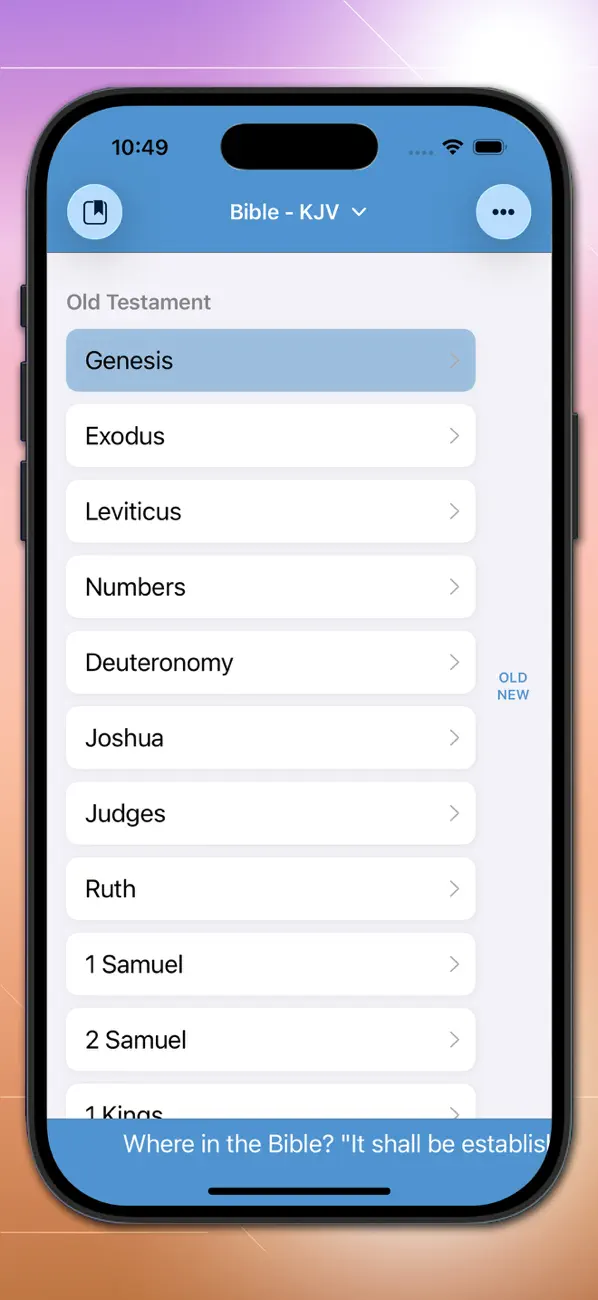 Screenshot #1 pour Bible-Simple Bible