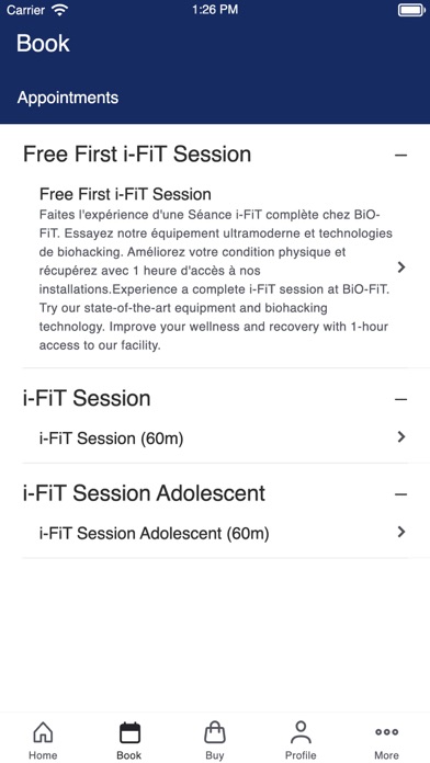 Screenshot #2 pour BiO-FiT: The Fitness Clinic