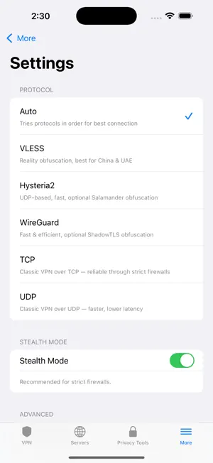 MistyVPN: Fast & Secure VPN screenshot 4