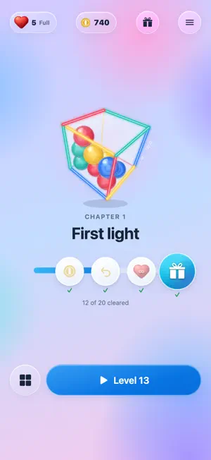 Tumble Box: Glass Puzzle screenshot 2