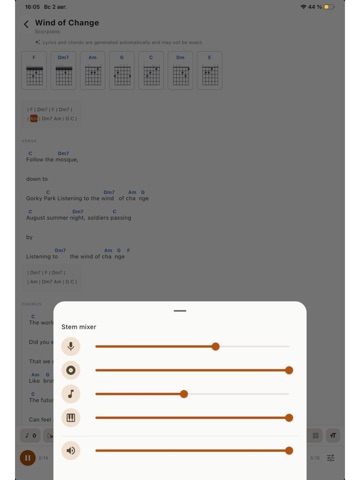 Art Guitar: Chords & Tuner iPad screenshot