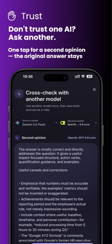 Oriveo: Multi-Model AI Chat Screenshot 4 of 7