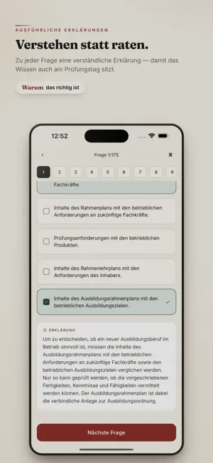 Aevo AdA-Schein IHK Prüfung screenshot 3