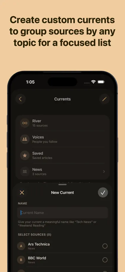 Current - RSS Feed Reader screenshot 6 of 6