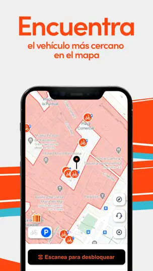 Captura de pantalla de RideMovi-Your Bike Sharing App en iPhone 3