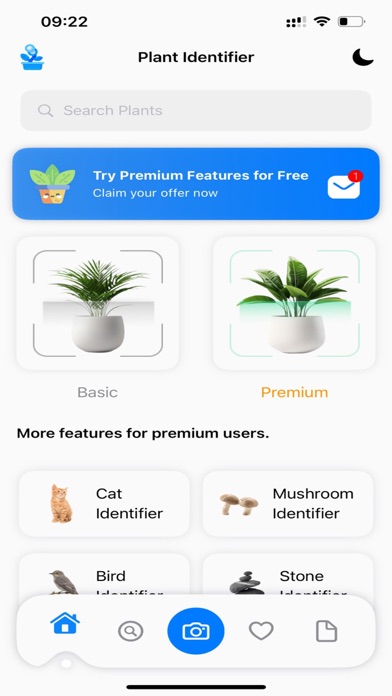 Plant Identifier: AI Scanner Screenshot